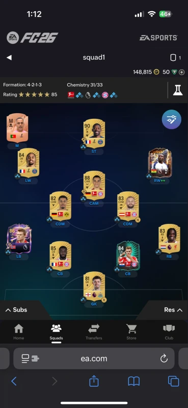 حساب اساسي fc26